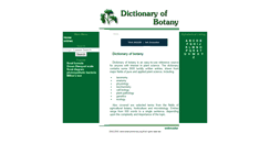 Desktop Screenshot of botanydictionary.org